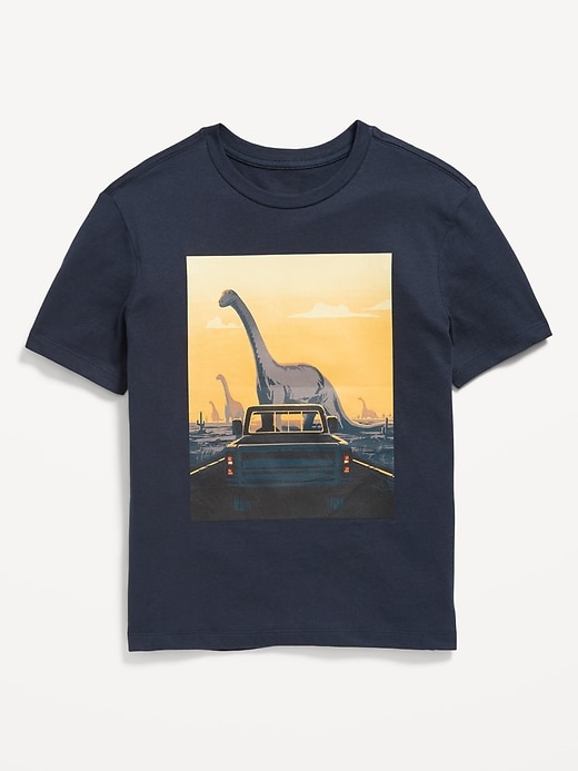 Voir une image plus grande du produit 1 de 2. T-shirt à imprimé à manches courtes pour garçon