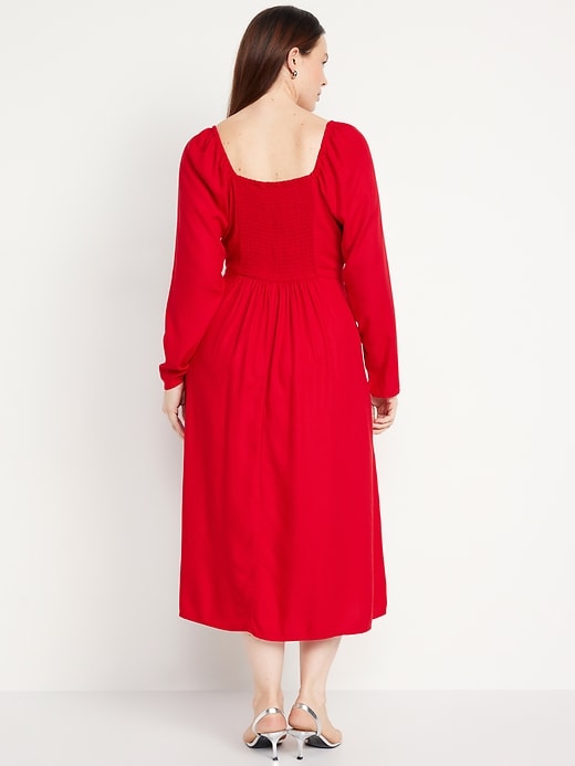 Image number 7 showing, Fit &amp; Flare Crepe Dress