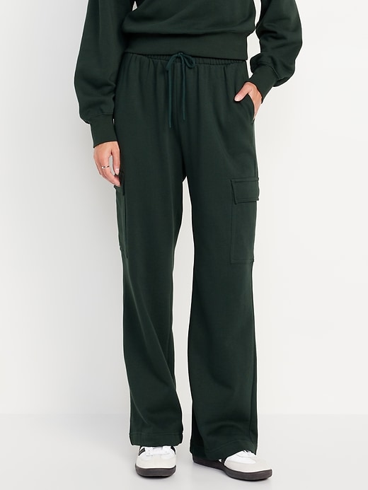 Image number 1 showing, Extra High-Waisted SoComfy Cargo Sweatpants