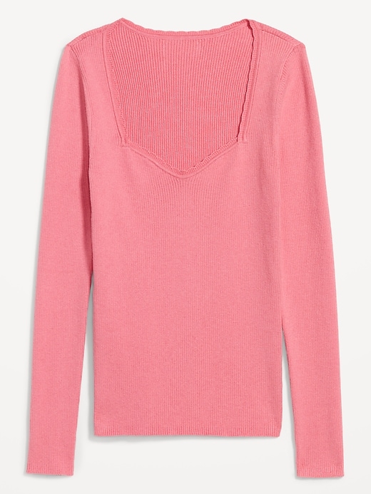 Image number 4 showing, Long-Sleeve Ribbed Sweater