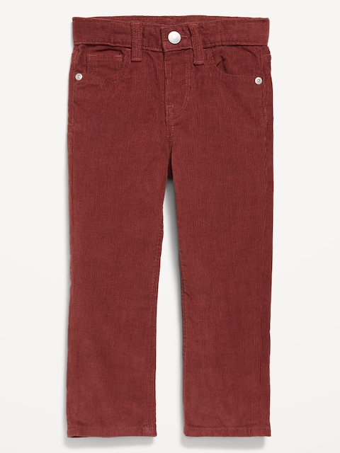 Pantalon à jambe droite en velours côtelé pour tout-petit garçon