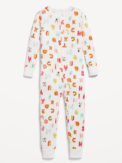 View large product image 1 of 2. Birthday Snug-Fit 2-Way-Zip Pajama One-Piece for Toddler & Baby