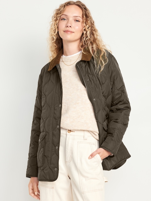 VESTE CAMPAGNARDE MATELASSÉE