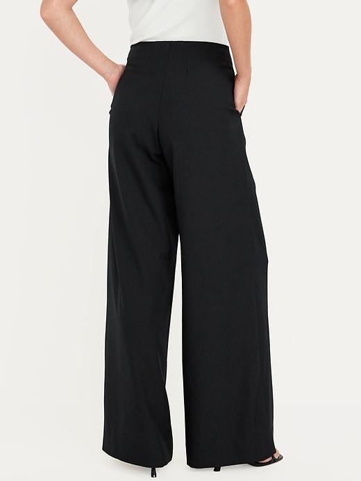 Image number 2 showing, Extra High-Waisted Super Wide-Leg Pants