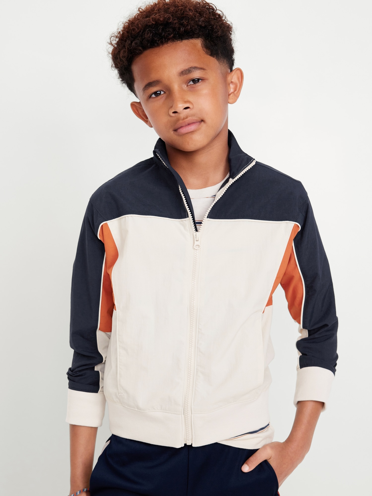 Color Block Track Jacket for Boys Old Navy