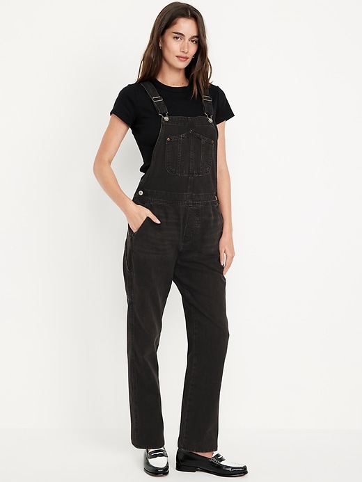 Image number 1 showing, Slouchy Jean Overalls