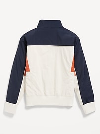 Voir une image plus grande du produit 3 de 4. Veste de randonnée raglan à couleurs contrastantes pour garçon