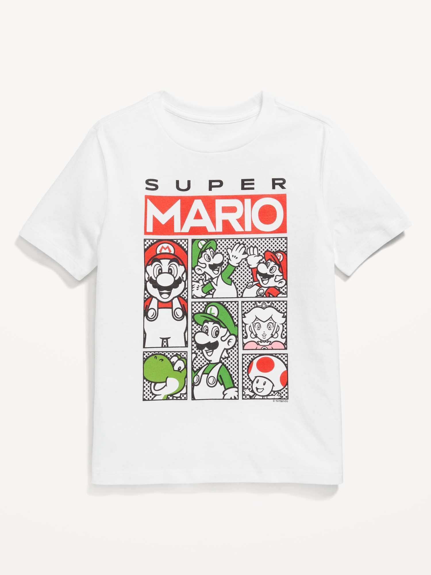 Super Mario™ Gender-Neutral Graphic T-Shirt for Kids