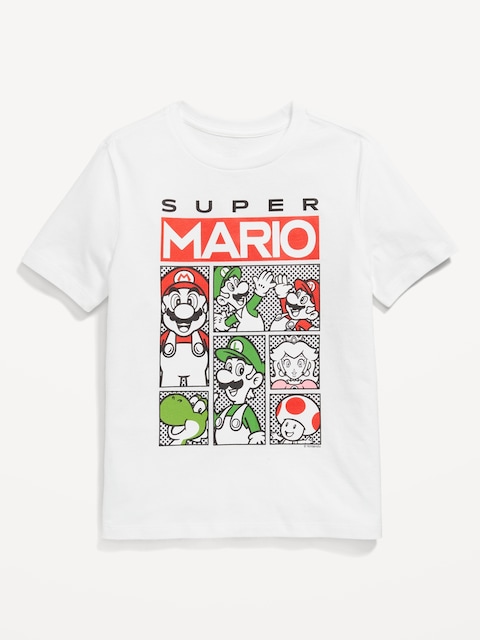 Super Mario™ Gender-Neutral Graphic T-Shirt for Kids