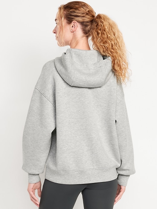 Image number 5 showing, Oversized Bounce Fleece Zip Tunic Hoodie