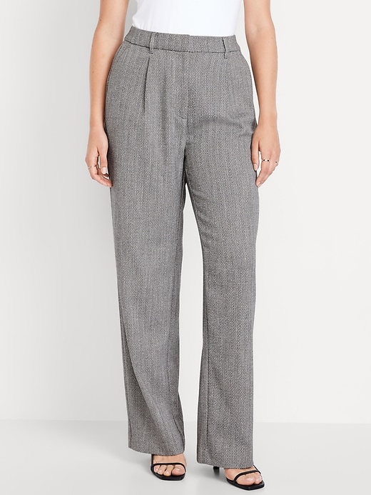 Image number 5 showing, Extra High-Waisted Taylor Wide-Leg Trouser Pants