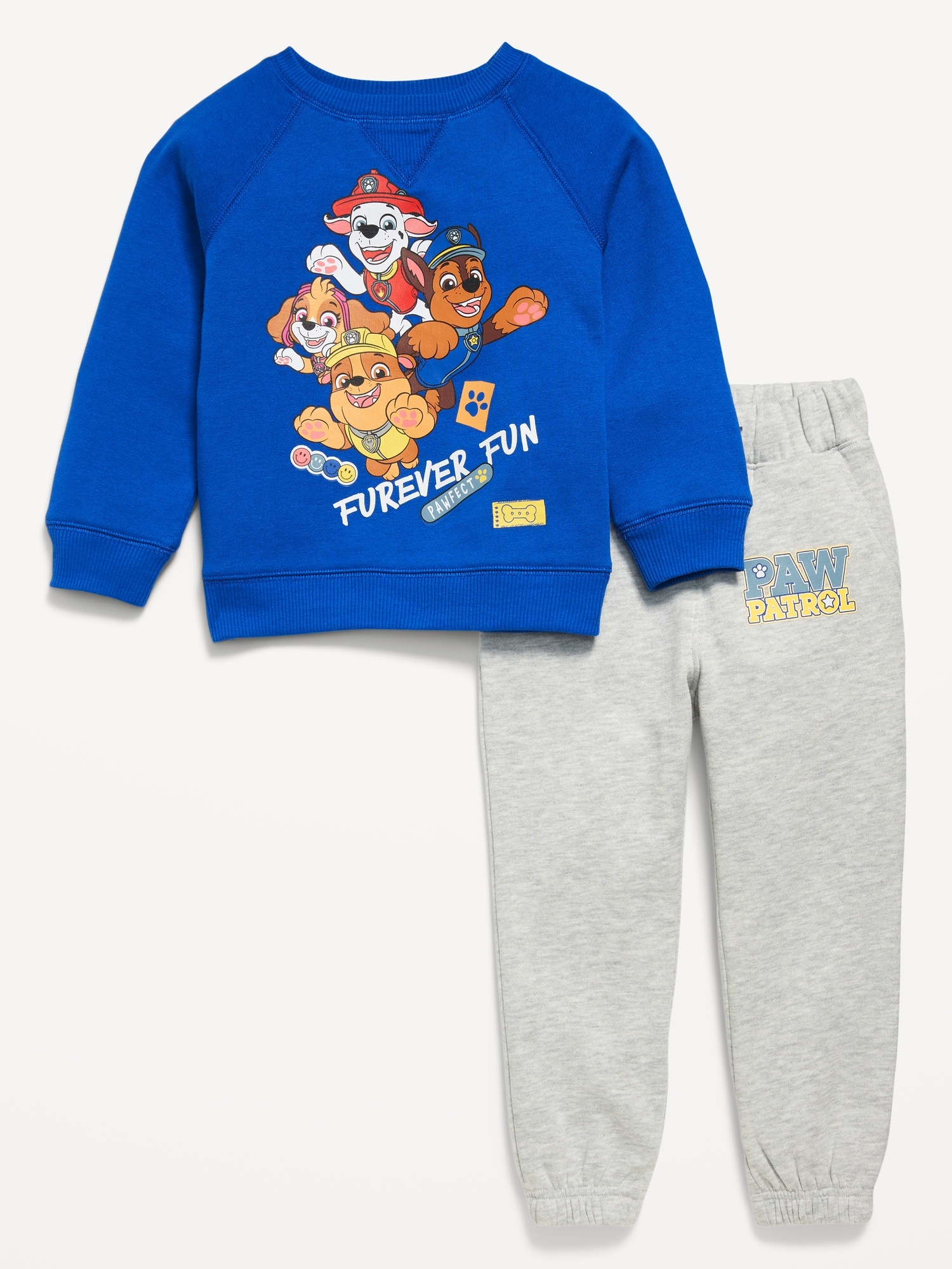 Paw Patrol™ Unisex Graphic Sweatshirt and Sweatpants Set for Toddler