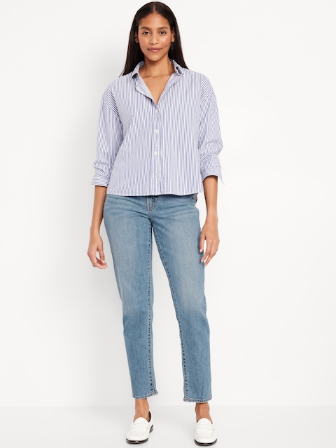 Curvy High-Waisted OG Straight Ankle Jeans