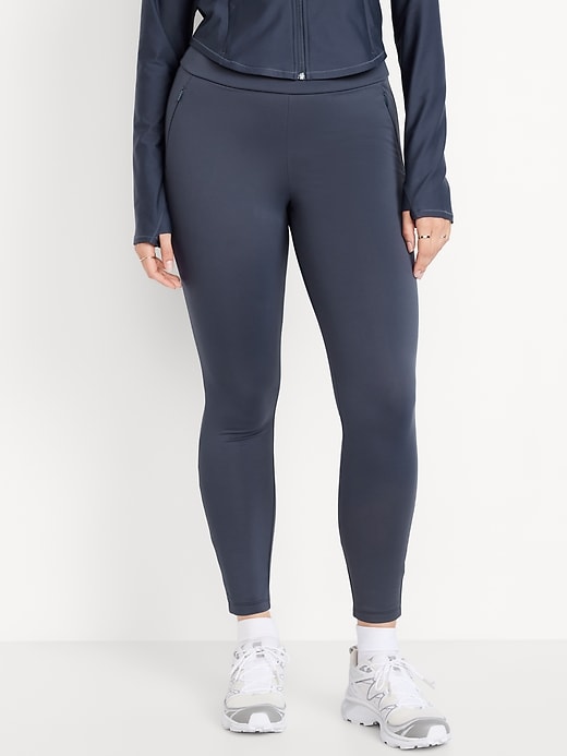 Image number 4 showing, High-Waisted PowerSoft Coze Edition Warm-Lined Full-Length Leggings