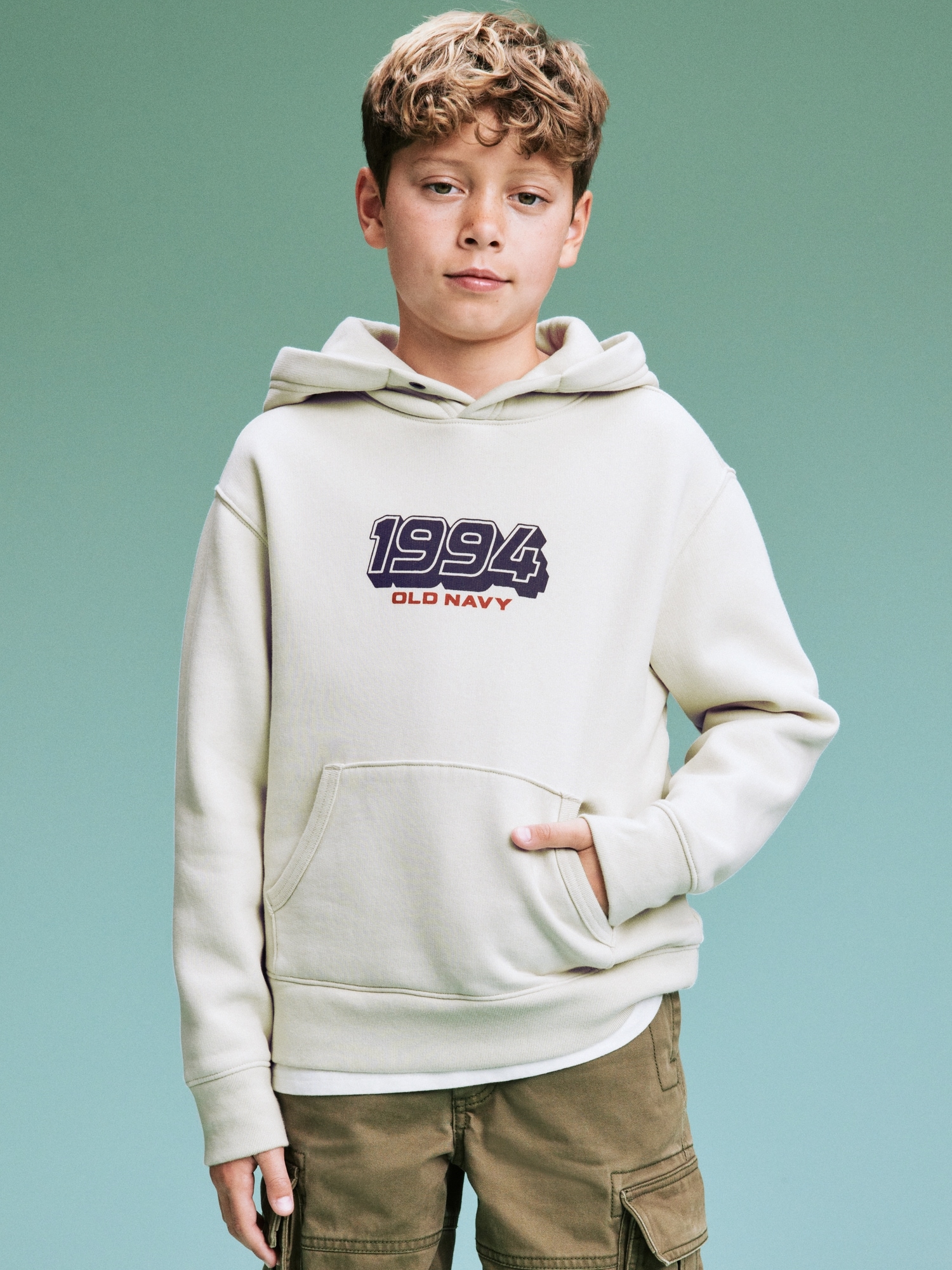 '94 Gender-Neutral Logo-Graphic Hoodie for Kids