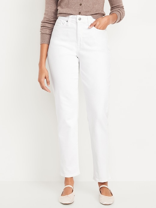 Image number 2 showing, Curvy High-Waisted OG Straight Ankle Jeans