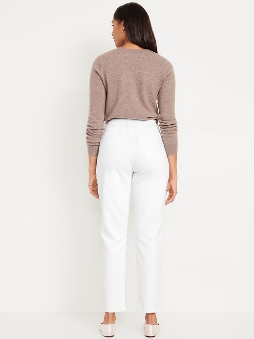 Image number 3 showing, Curvy High-Waisted OG Straight Ankle Jeans