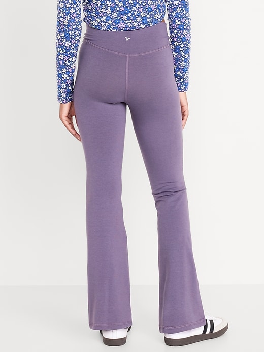 Voir une image plus grande du produit 2 de 5. Legging PowerChill jambe évasée à taille haute croisée pour Fille