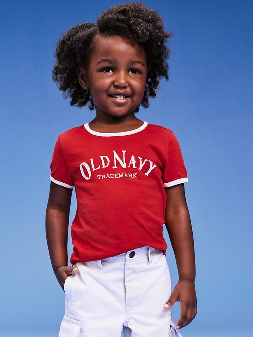 View large product image 1 of 3. '94 Short-Sleeve Logo-Graphic T-Shirt for Toddler Girls