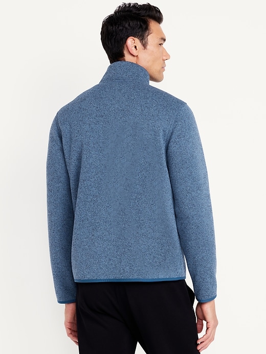 Image number 2 showing, Sherpa-Lined Sweater Fleece Zip Jacket