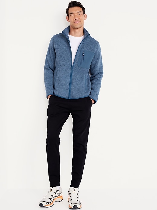 Image number 7 showing, Sherpa-Lined Sweater Fleece Zip Jacket