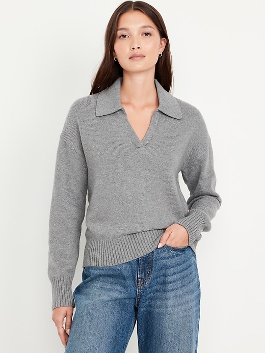 Image number 1 showing, Polo Sweater