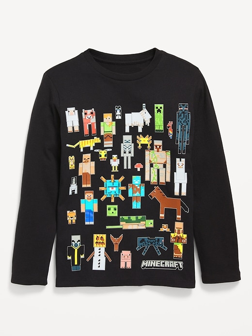 Voir une image plus grande du produit 1 de 2. T-shirt à imprimé Minecraft&#153 unisexe pour enfant