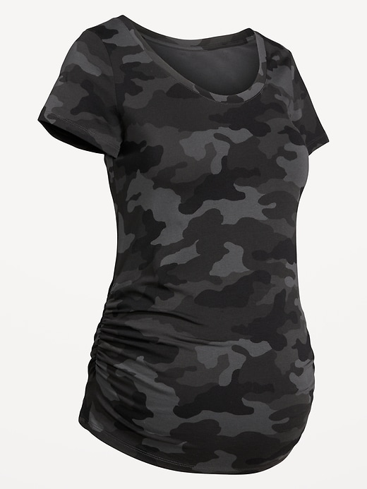 Image number 4 showing, Maternity Scoop-Neck T-Shirt