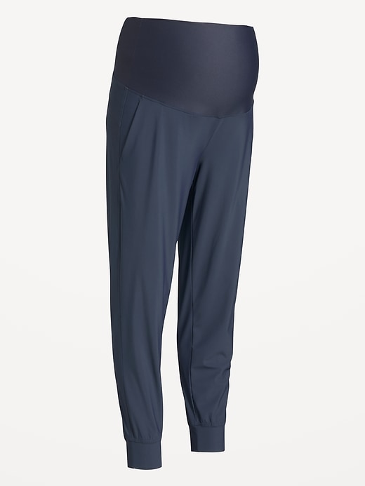 Image number 7 showing, Maternity SleekTech Rollover Waist Joggers