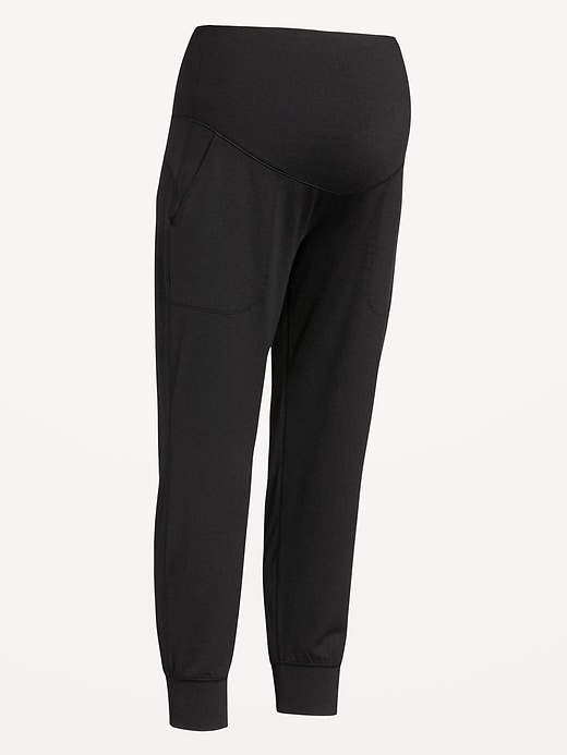 L'image numéro 4 présente Pantalon de jogging NuageConfo à panneau couvrant de maternité