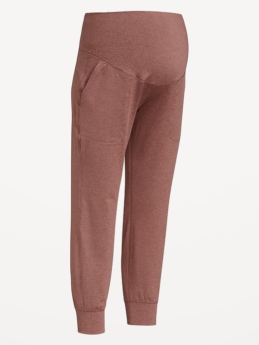 View large product image 2 of 2. Maternity Full-Panel CloudComfy Joggers