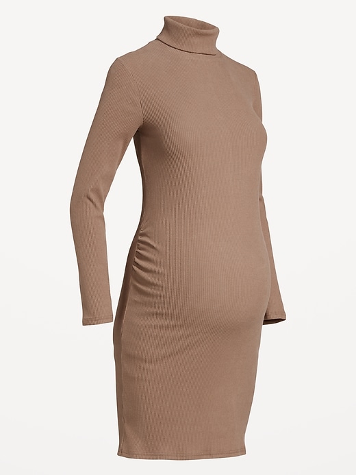 Image number 6 showing, Maternity Mock-Neck Mini Dress