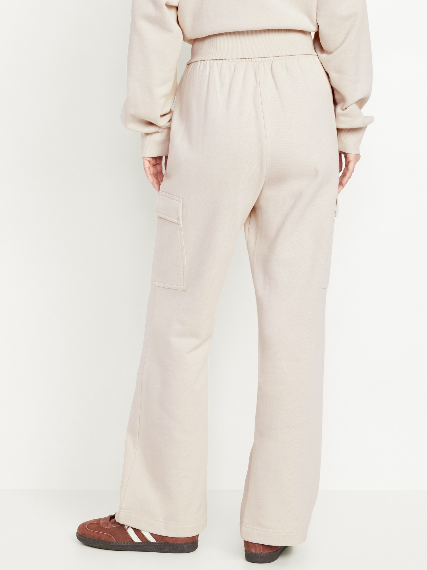 Extra High-Waisted SoComfy Cargo Wide-Leg Sweatpants