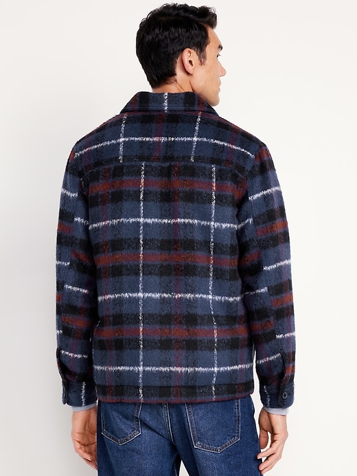 L'image numéro 2 présente Veste-chemise en Sherpa à doublure douillette