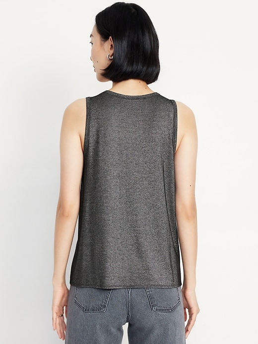 Image number 2 showing, Luxe Sleeveless Shine Top