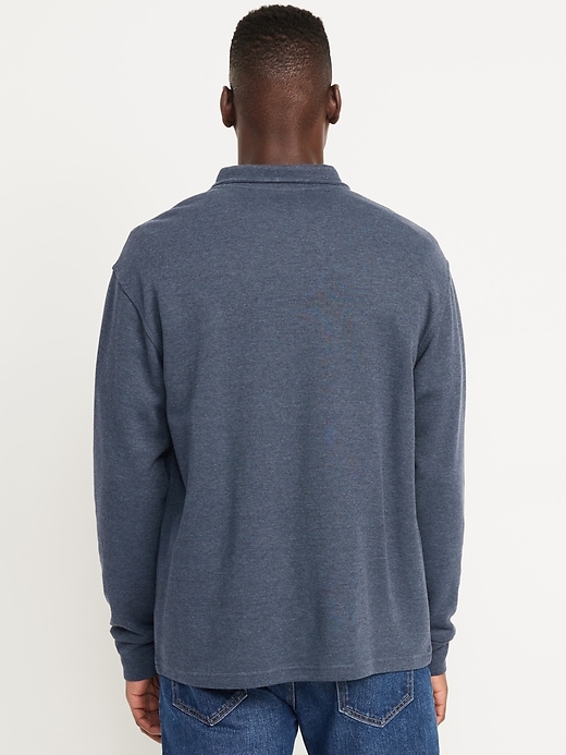 Image number 2 showing, French Rib Quarter-Zip Sweater