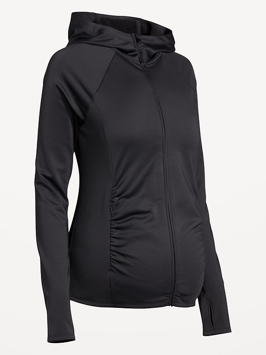 Image number 4 showing, Maternity PowerSoft Coze Edition Zip Jacket