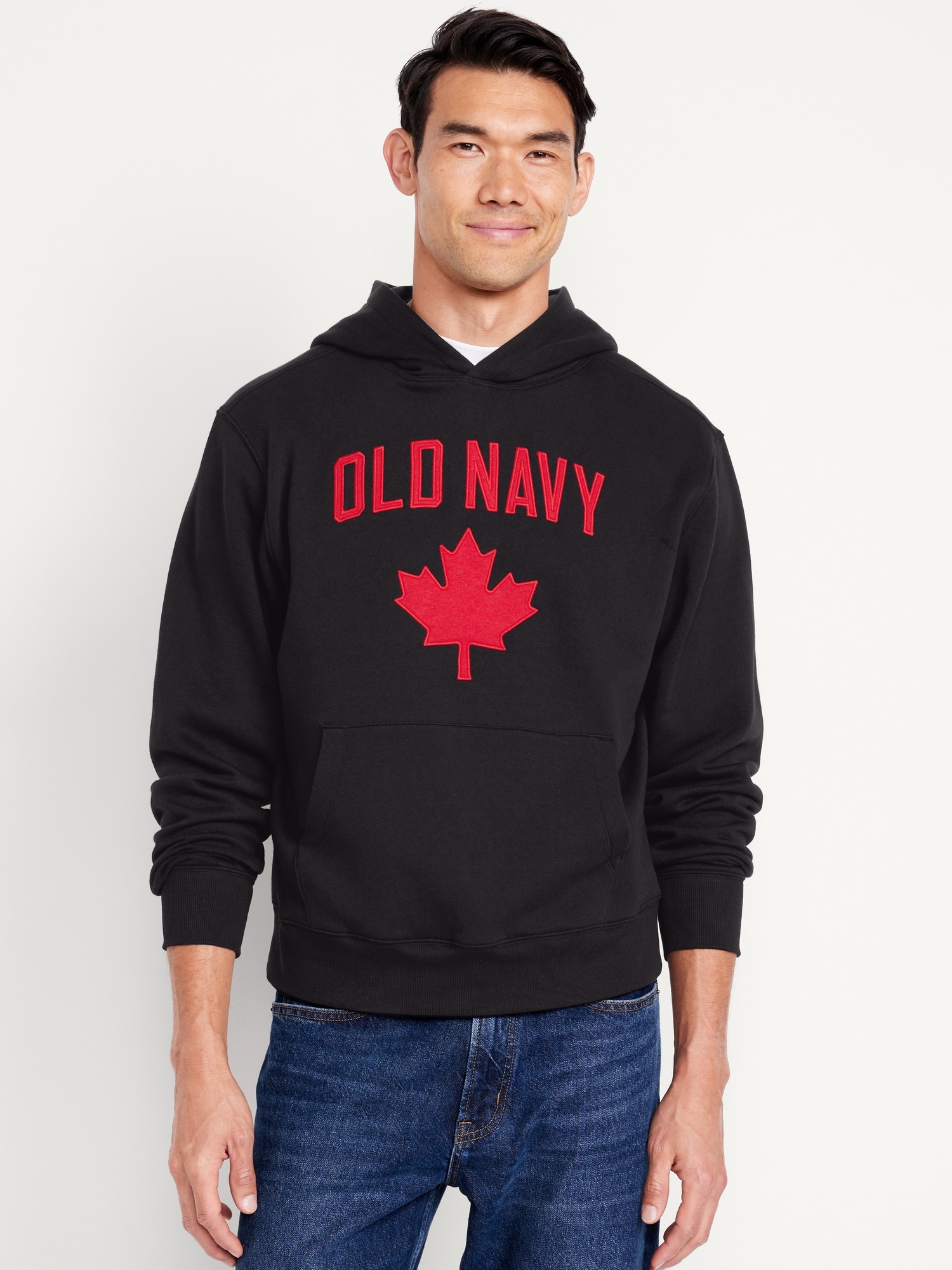 Oversized Canada Logo Pullover Hoodie