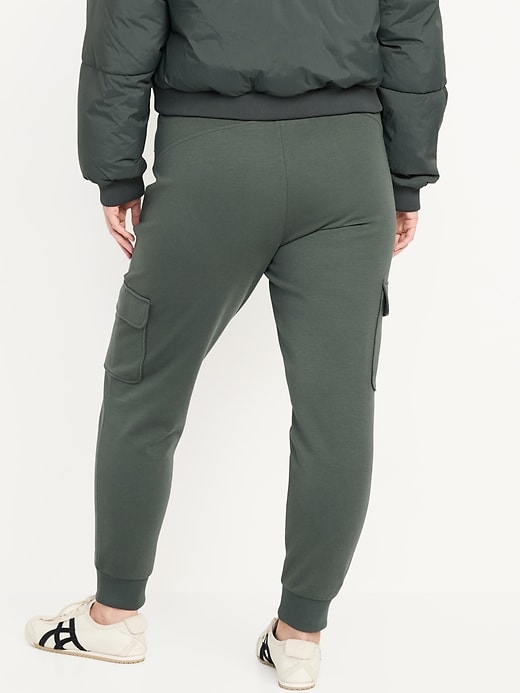 Image number 5 showing, High-Waisted Dynamic Fleece Cargo Joggers