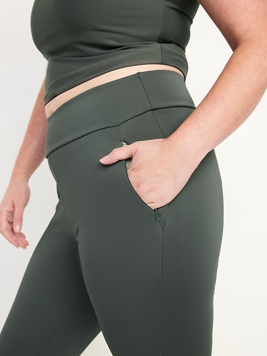 L'image numéro 3 présente Legging PowerSoft doublé douillet pleine longueur à taille haute