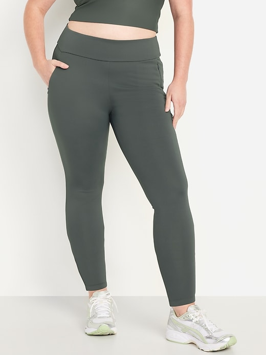 L'image numéro 4 présente Legging PowerSoft doublé douillet pleine longueur à taille haute