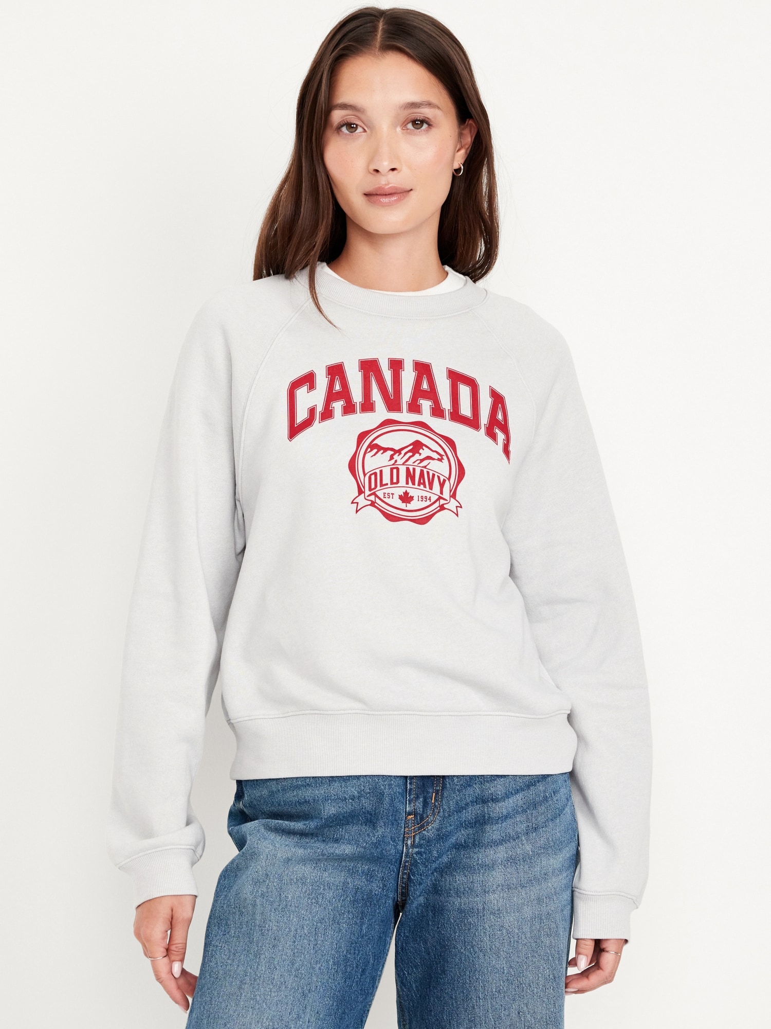 Vintage Canada Logo-Graphic Sweatshirt