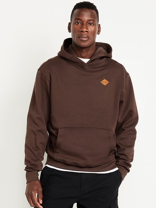 Image number 1 showing, Oversized Logo Pullover Hoodie for Men