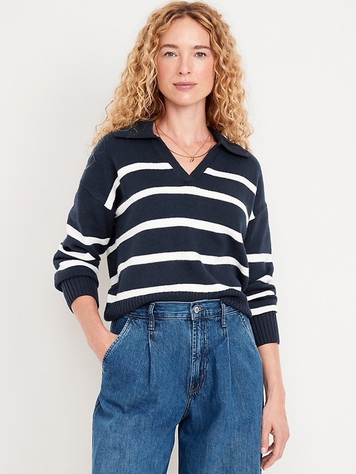 Image number 1 showing, Polo Sweater