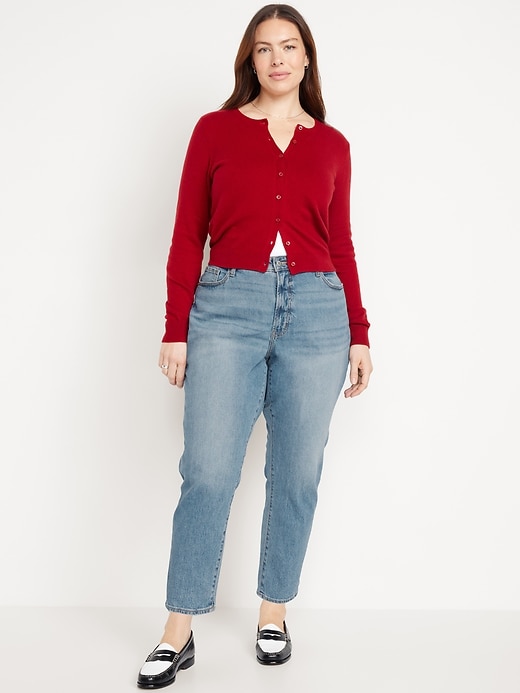 Image number 7 showing, Curvy High-Waisted OG Straight Ankle Jeans
