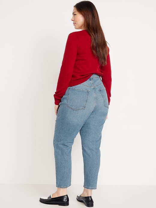 Image number 8 showing, Curvy High-Waisted OG Straight Ankle Jeans