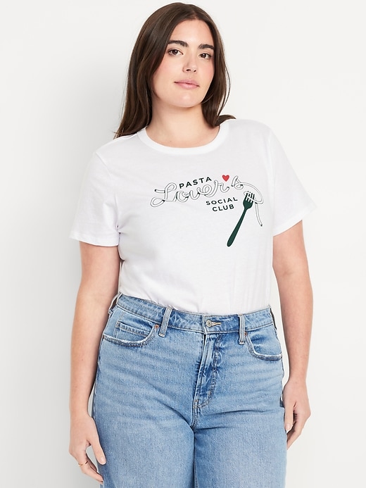 L'image numéro 5 présente T-shirt passe-partout à imprimé