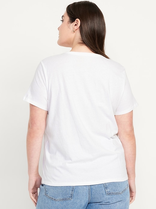 L'image numéro 6 présente T-shirt passe-partout à imprimé