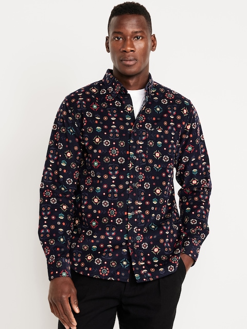 Button-Down Corduroy Shirt
