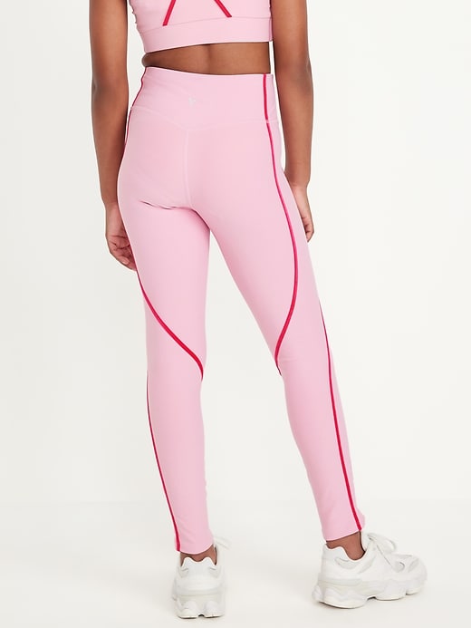 Voir une image plus grande du produit 2 de 4. Legging PowerSoft à taille haute longueur 7/8 pour fille